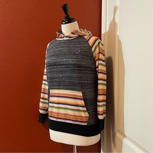 Hooey Girl’s Serape Southwestern Kangaroo Pouch Youth Hoodie Sweatshirt